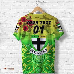 custom personalised ltyentye apurte anzac t shirt indigenous vibes ltyentyies