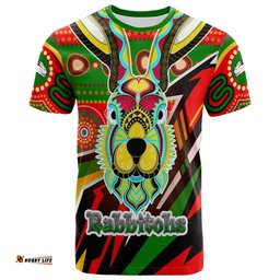rabbitohs aboriginal rugby t shirt indigenous rabbitohs soul