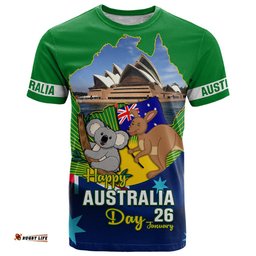australia day t shirt 2024 proud to be australian national color