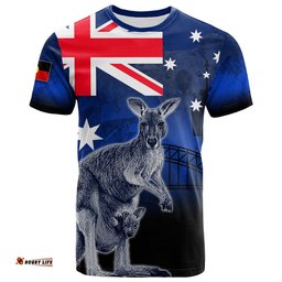australia day t shirt kangaroo