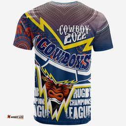 cowboys 2022 aboriginal rugby custom t shirt super queensland cowboys rlt13