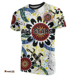 australia indigenous rugby t shirt all stars sporty style white