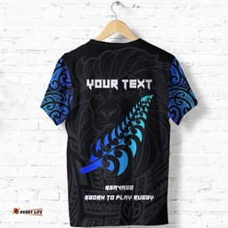 new zealand maori rugby lion t shirt customizedAmazing Aussie