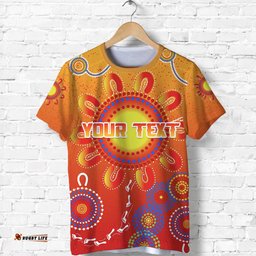 custom personalised naidoc suns t shirt gold coast indigenous style
