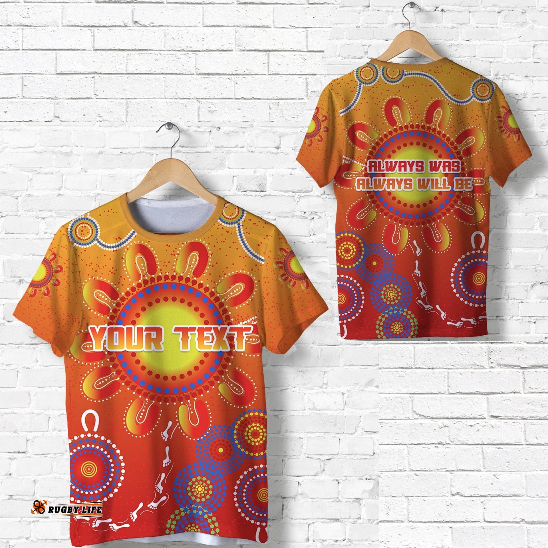 custom personalised naidoc suns t shirt gold coast indigenous style
