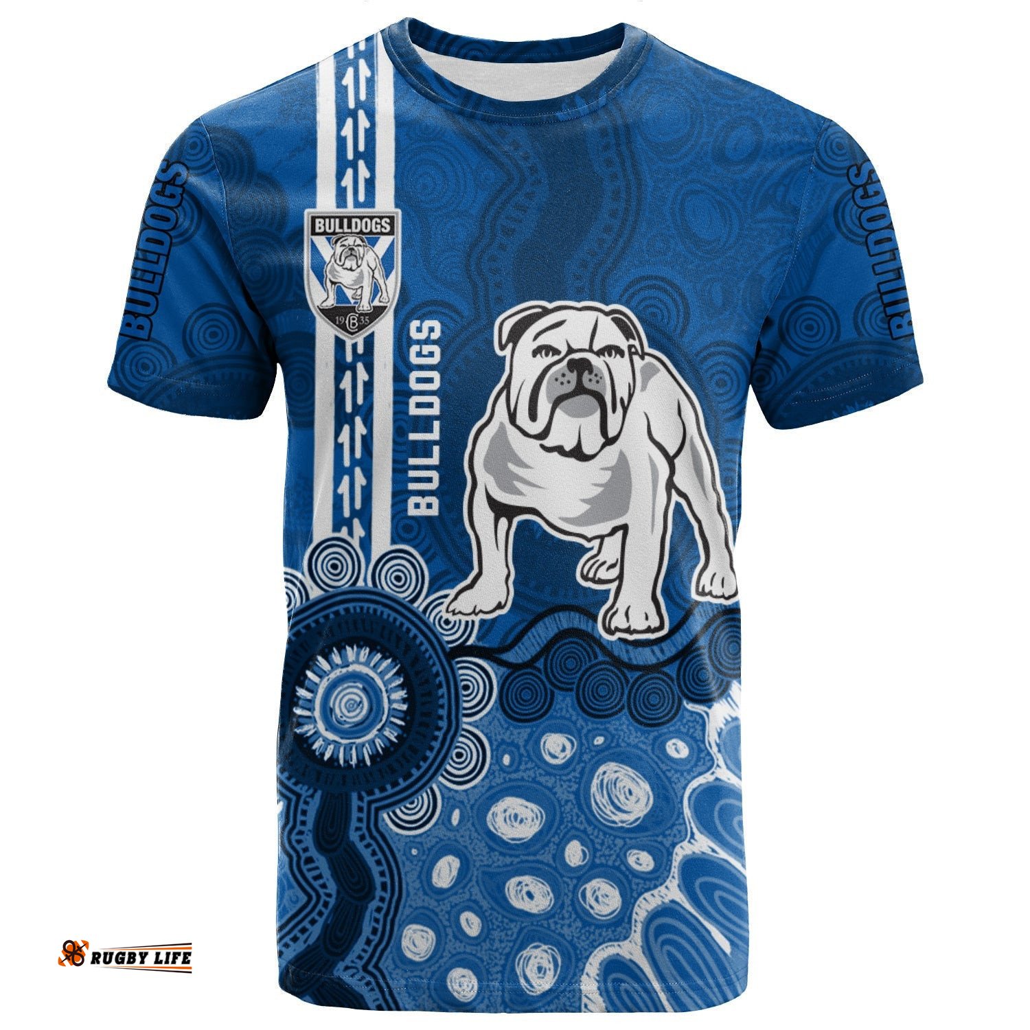 canterbury bankstown bulldogs aboriginal t shirt rugby indigenous kangaroo tracks nrl