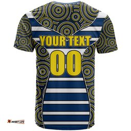 nrl cowboys t shirt mix dot aboriginal