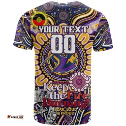 custom naidoc week 2024 storm t shirt mascot rugby dt02