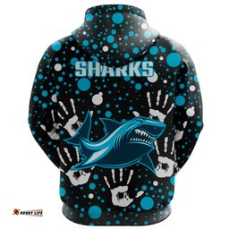 sharks rugby indigenous t shirt minimalism version