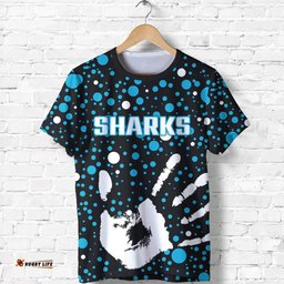 sharks rugby indigenous t shirt minimalism version