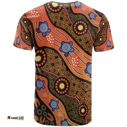 tshirt aboriginal dot unique style turtle