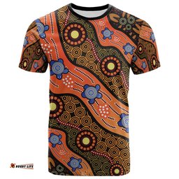 tshirt aboriginal dot unique style turtle