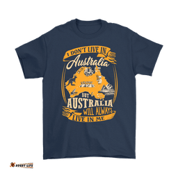 t shirt australia map t shirt animal symbol unisex