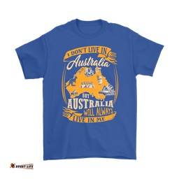 t shirt australia map t shirt animal symbol unisex