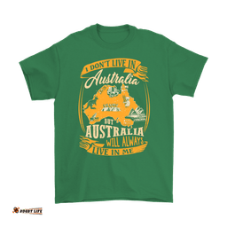 t shirt australia map t shirt animal symbol unisex