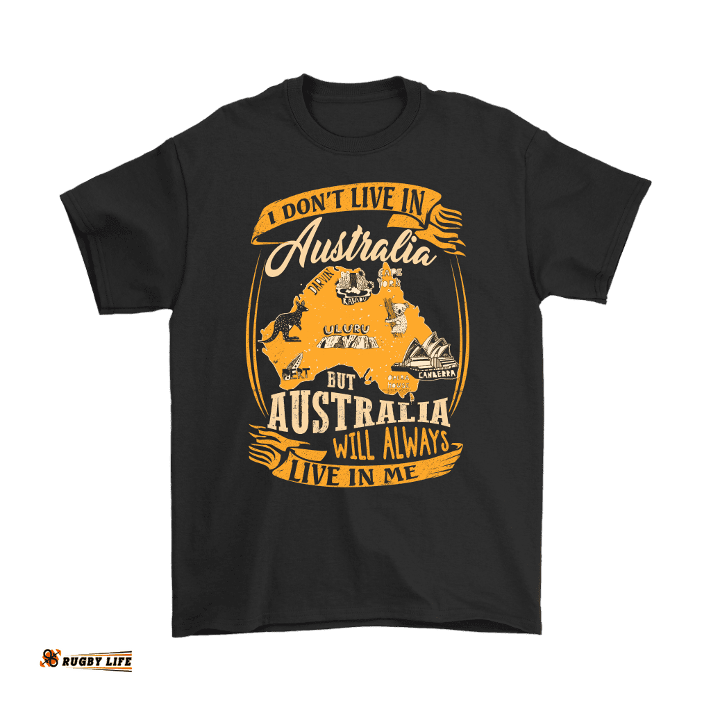 t shirt australia map t shirt animal symbol unisex