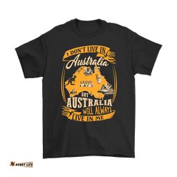 t shirt australia map t shirt animal symbol unisex