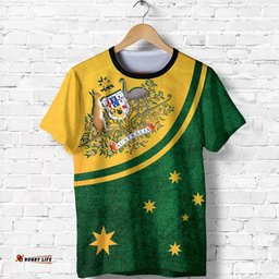 t shirt australian coat of arms t shirt sydney opera national color unisex