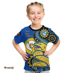 custom text and number eels rugby naidoc 2023 t shirt for our elders aboriginal