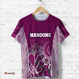 custom personalised queensland t shirt maroons simple style