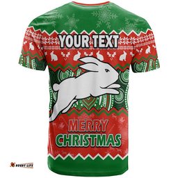 custom personalised south sydney rabbitohs aboriginal christmas vibe t shirt