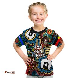 custom text and number australia naidoc week 2023 t shirt for our elders indigenous