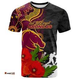 custom personalisedbroncos anzac day aboriginal mix army patterns t shirt