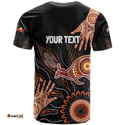 naidoc week 2024 personalised t shirt aboriginal hand stencils