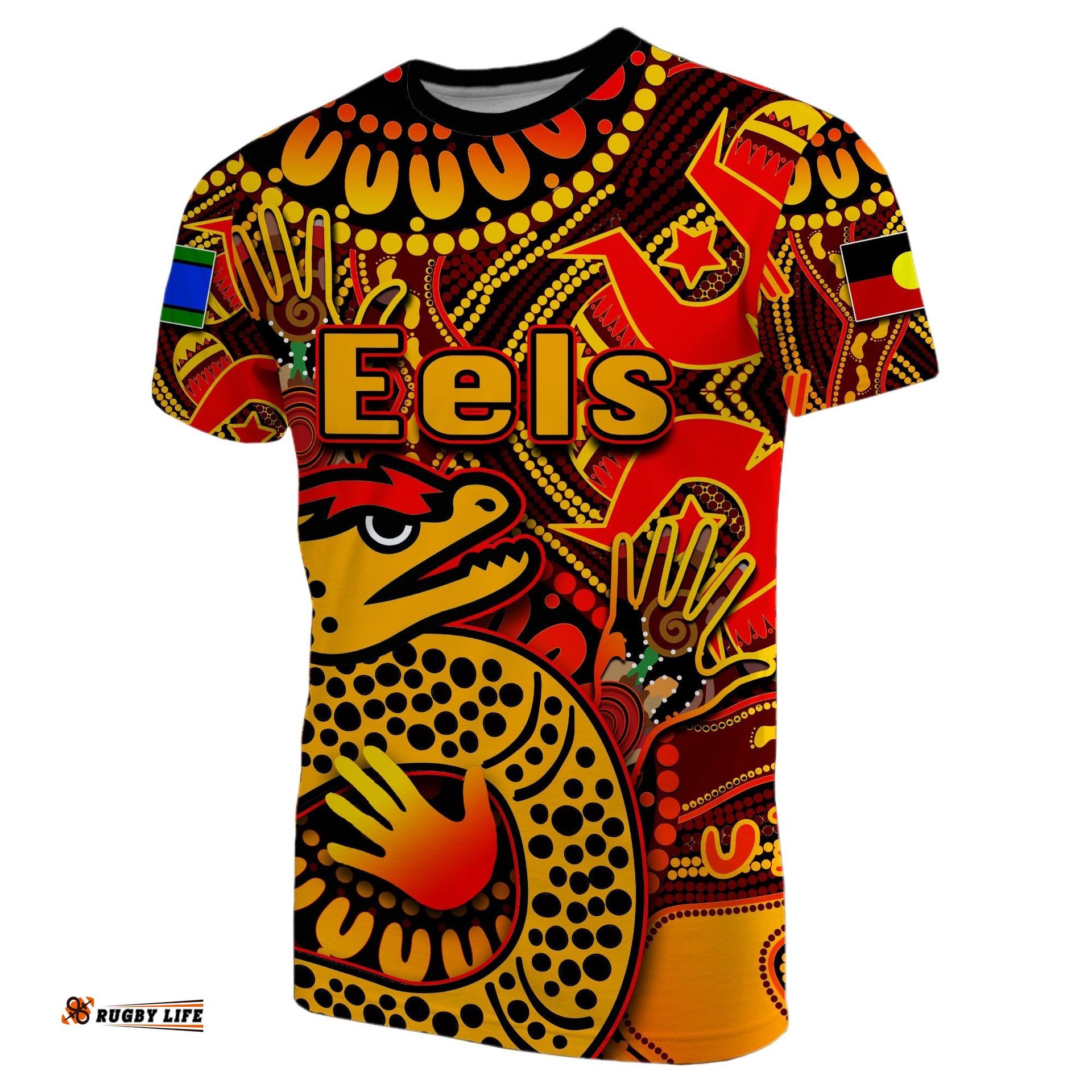 custom personalised naidoc parramatta eels t shirt naidoc patterns no.2