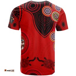christmas personalised sp australia santa claus hold the flag red