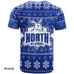 north melbourne t shirt christmas ugly style
