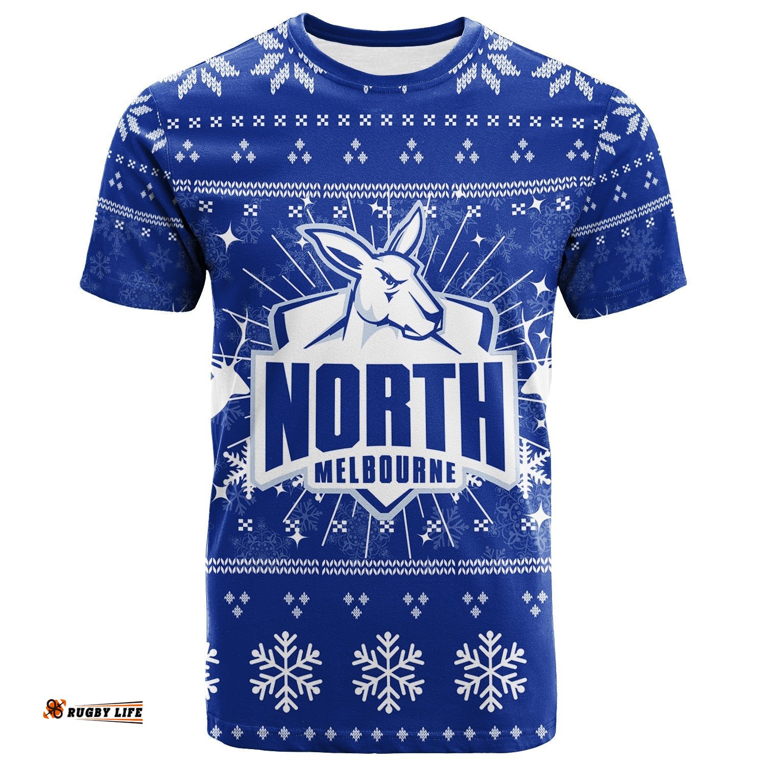 north melbourne t shirt christmas ugly style
