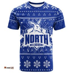 north melbourne t shirt christmas ugly style