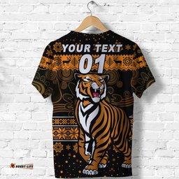 custom personalised wests tigers t shirt christmas simple style