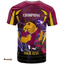 broncos rugby t shirt custom final series champions broncos rugby league player and number t shirt