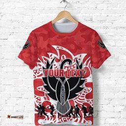 custom personalised sydney swans t shirt anzac day simple indigenous