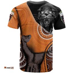 panthers rugby aboriginal custom patronage t shirt penrith panthers bloods in my veins 0Amazing Aussie