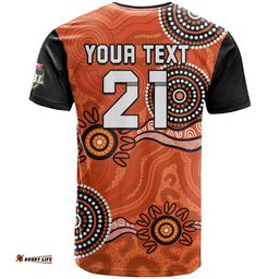 custom personalised perth scorchers cricket dots t shirt