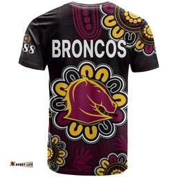 nrl brisbane broncos rugby 1988 aboriginal t shirt