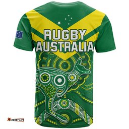 australia rugby t shirt kangaroos boomerang aboriginal