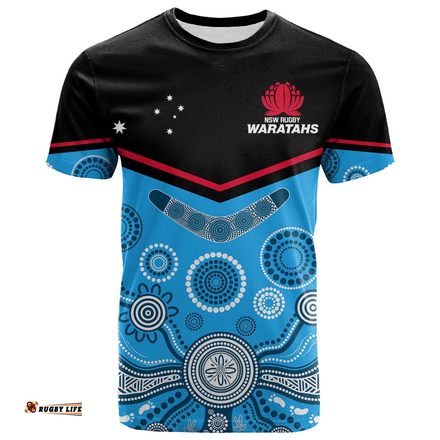 waratahs super rugby 2023 t shirt nsw tahs indigenous art