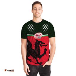 wales cymru t shirt wales rugby style