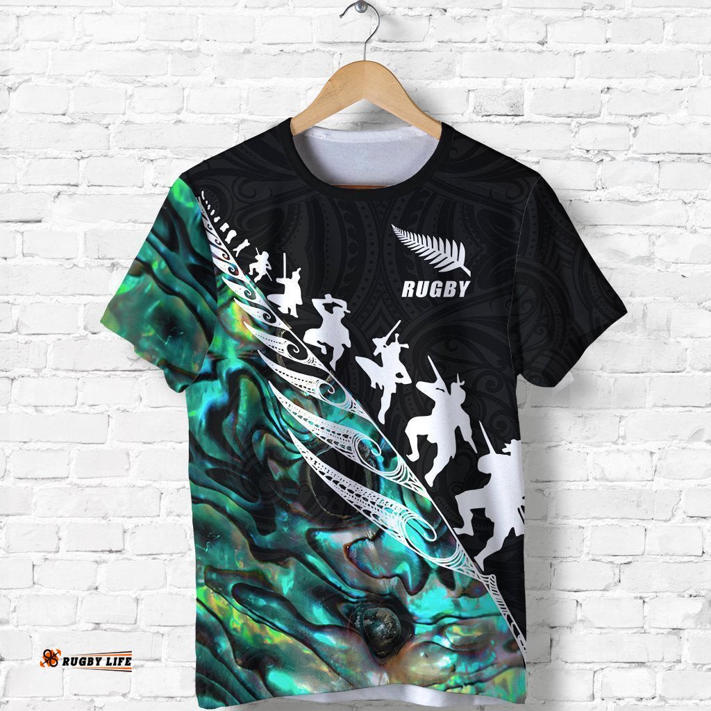 new zealand rugby shirt paua shell haka fern t shirtAmazing Aussie