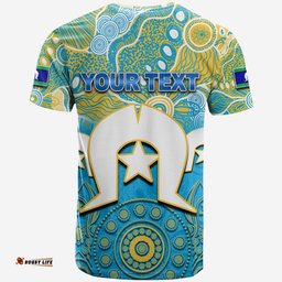 custom personalised titans torres strait islanders mix aboriginal t shirt
