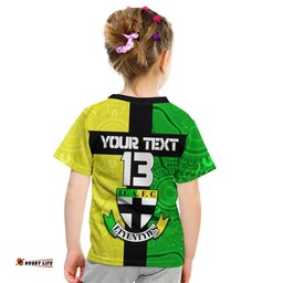 custom text and number ltyentyies lt. a. f. c t shirt australian football aboriginal