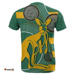 wallabies t shirt aboriginal