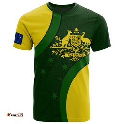 t shirt hoodie australia coat of arms t shirt national colors unisex