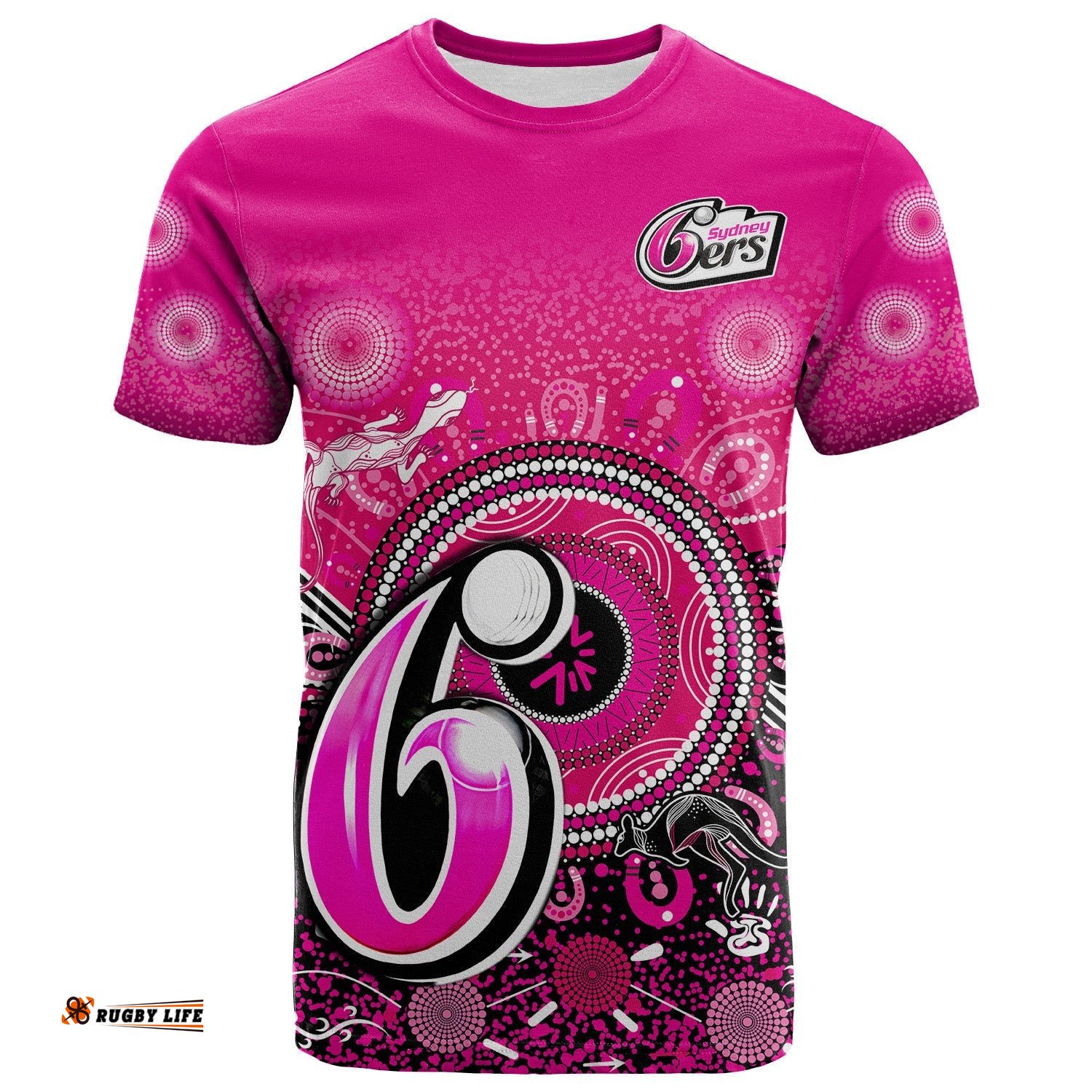 sydney sixers t shirt aboriginal australia cricket champion