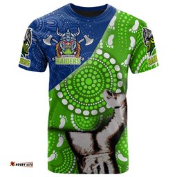 raiders rugby aboriginal custom patronage t shirt canberra raiders bloods in my veins 0