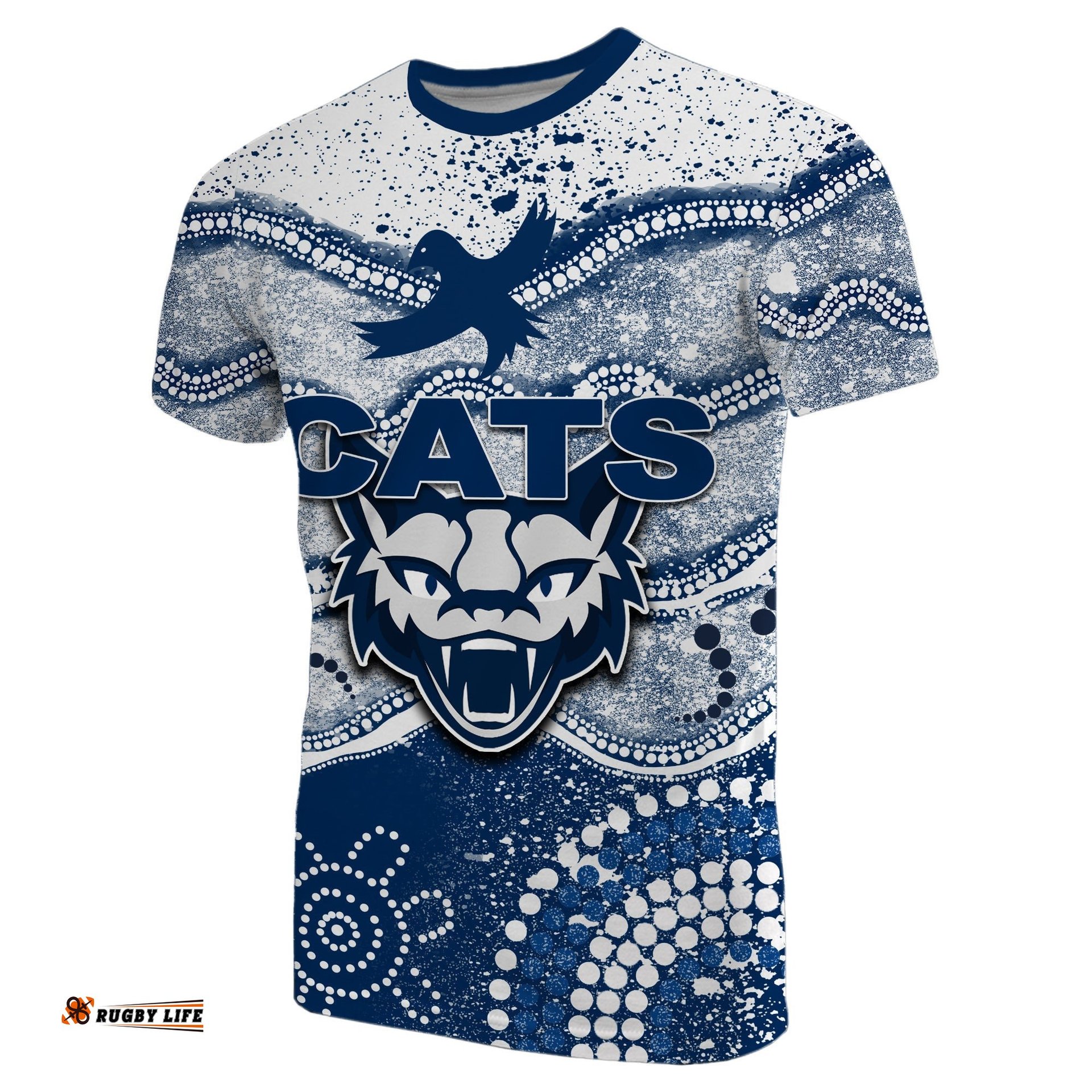cats t shirt aboriginal grunge style